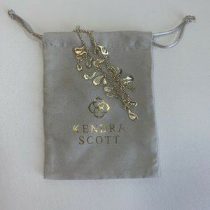 Kendra Scott Gold Bella Long 40"  Necklace w/Pouch